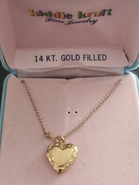 Kiddie Kraft 14k Gold Filled Heart Locket